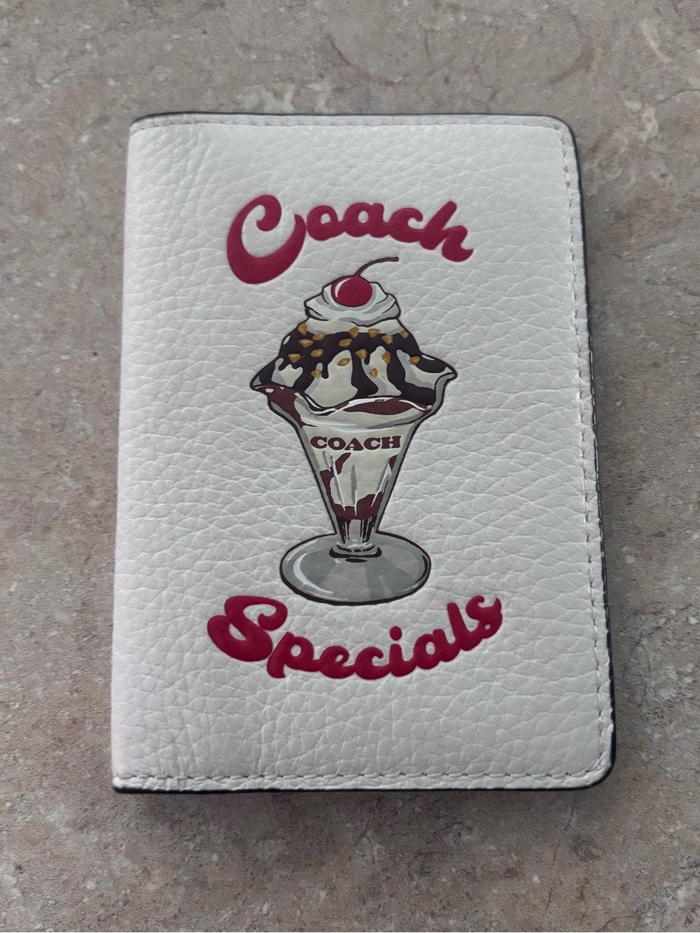 Coach Limited Edition Ice Cream Sundae Cardholder Wallet